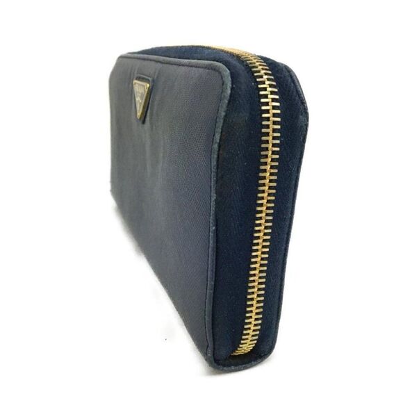 Prada Long Saffiano Leather Zip Around Wallet - Picture 2 of 8